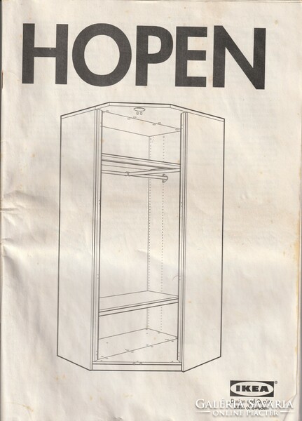 Ikea hopen corner cabinet 118/118x60 x 237 cm