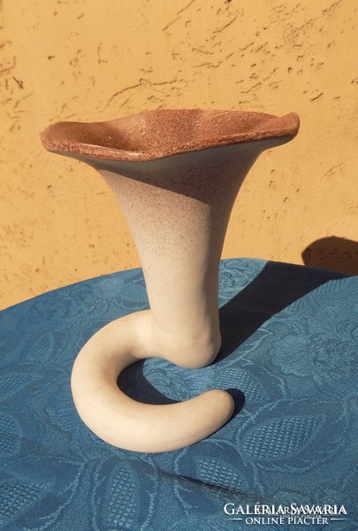 Industrial artist ceramic vase 19 cm (p)