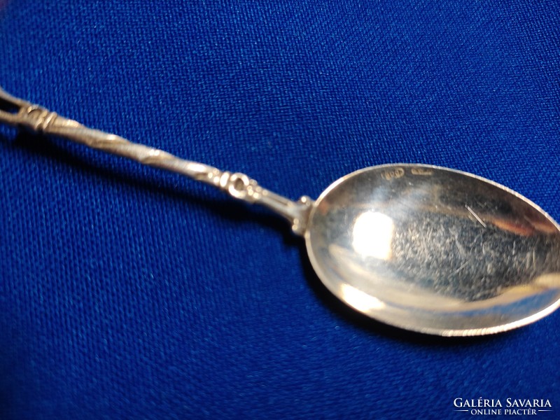 Silver commemorative spoon from Naples