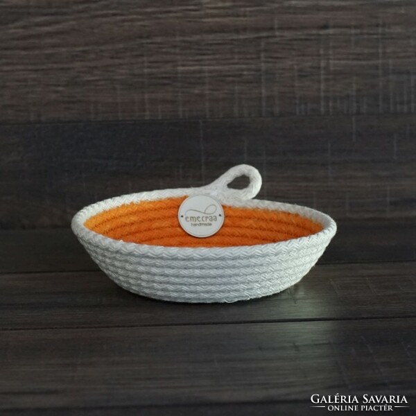 Sewn rope basket - storage bowl (geum)