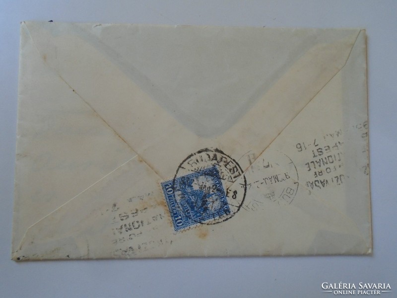 D197960 letter 1932 Budapest - to Mr. (Ralf) Adolf Brenner with content Budapest