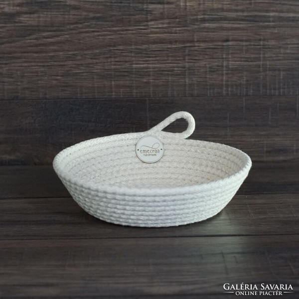 Sewn rope basket - storage bowl (lobella)