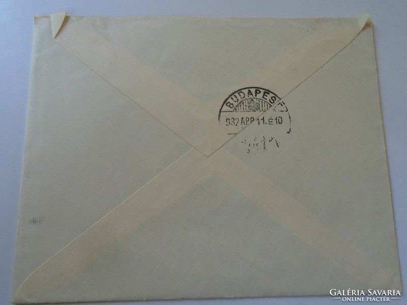 D197965 letter 1932 hermit garden - to Mr. (Ralf) Adolf Brenner, Budapest - with contents
