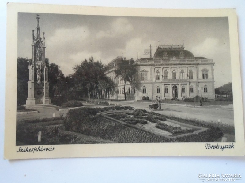 D198005 postcard Székesfehérvár - courthouse 1943 - Master Mária Kispest