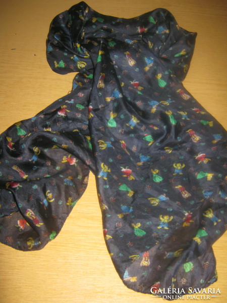 All bear silk scarf