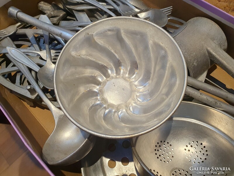 Retro aluminum kitchen utensils cutlery social real cooper