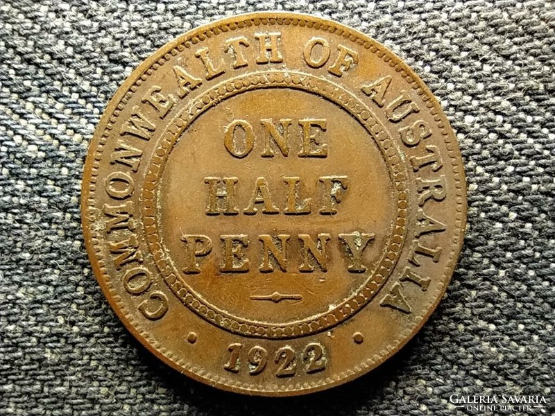 Australia v. George 1/2 penny 1922 (id49212)