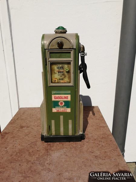 Mini töltő állomás / vintage American gas station, fuel pump