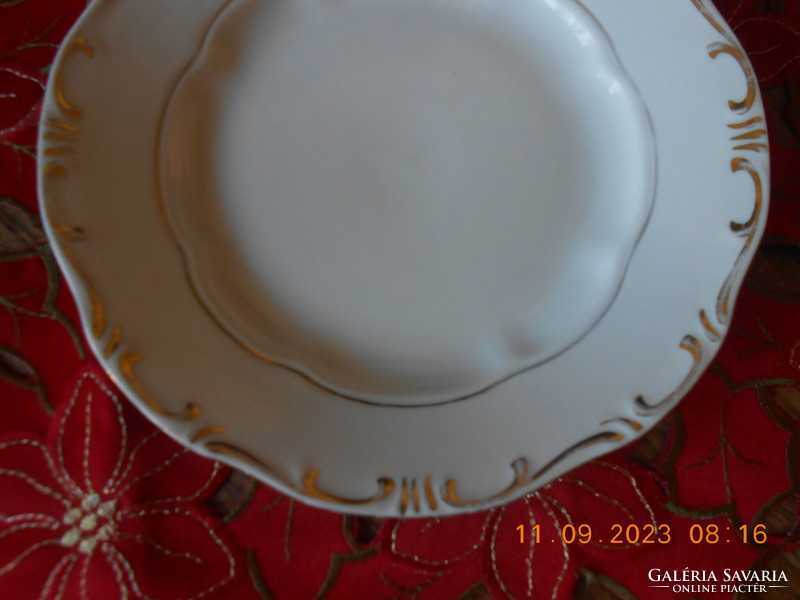 Zsolnay stafír süteményes tányér