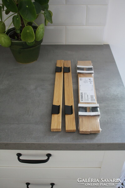 2 ikea bamboo picture frames, poster hangers - flawless, beautiful
