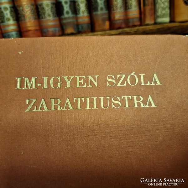 1908 Károly Grill k.K.-- Frigyes Nietzsche: im-yes spoke to Zarathustra -- reprint!!!