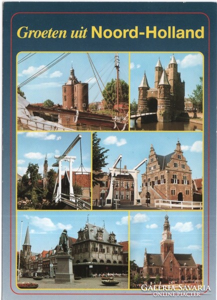 Képeslap 0084 (Hollandia)  Üdvözlet Észa-Hollandiából