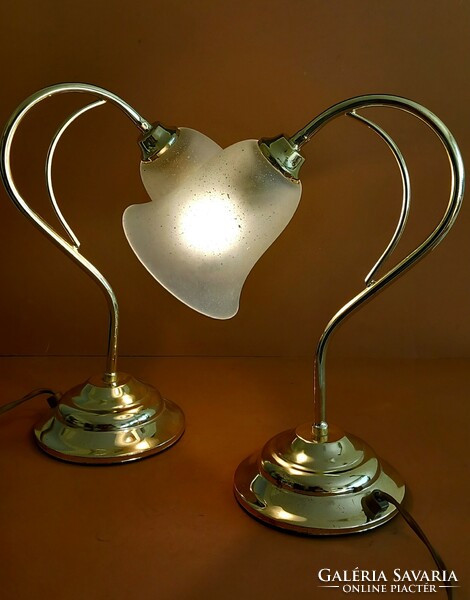 Kolarz copper table lamp, negotiable in pairs, Art Nouveau