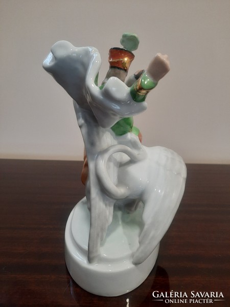Jubilee János herend valiant on the griffin bird porcelain figurine