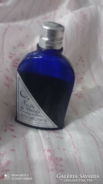 Bourjois Soir de Paris antik mini illatszer, vintage női parfüm, öntős