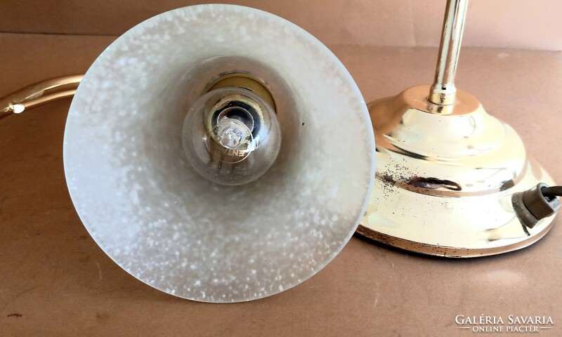 Kolarz réz asztali lámpa párban ALKUDHATÓ szecessziós