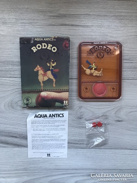 Retro tomy aqua antics: rodeo water toy new open box