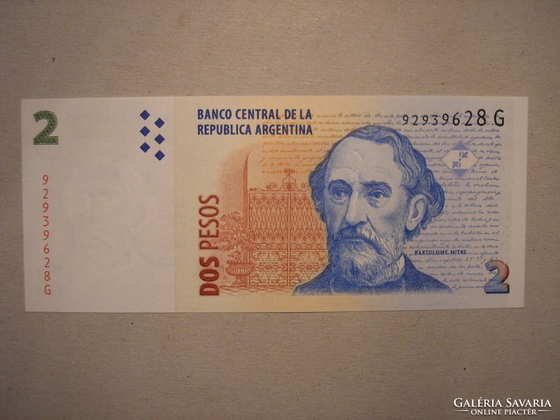 Argentína-2 Pesos 2007 UNC