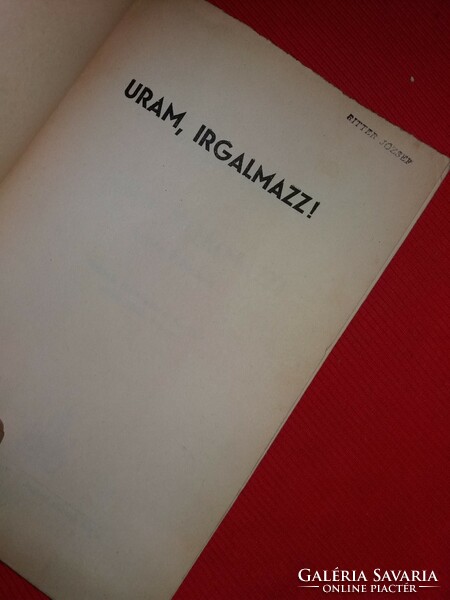 1938. Berczeli A. Károly Uram, irgalmazz! dráma 7 képben életrajzi könyv Árpád nyomda, Szeged.