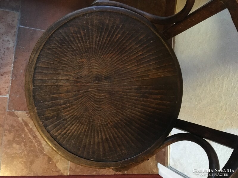 J & j kohn (thonet) antique armchair marked