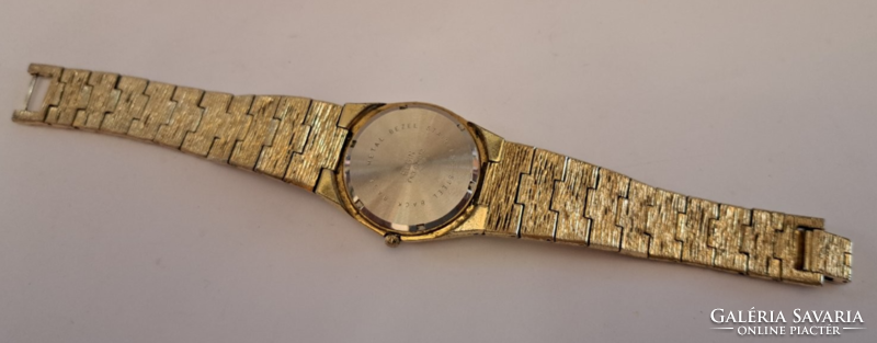 Elgin gold plated quartz watch