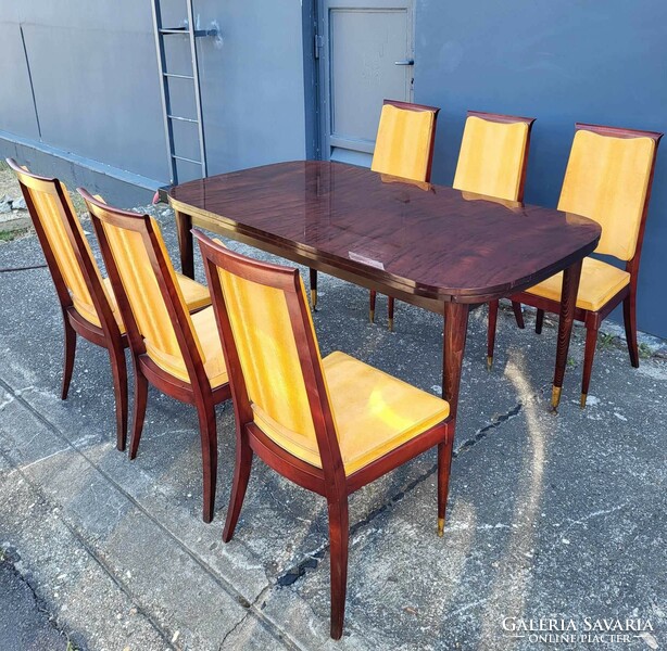 Vintage mcm dining room in art deco style