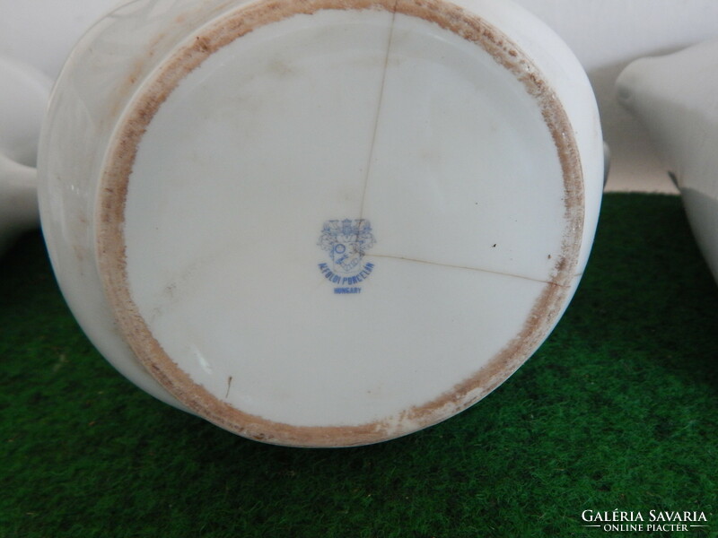 Old lowland porcelain pourer 3 pcs for sale! Height, 16 cm, number 1.