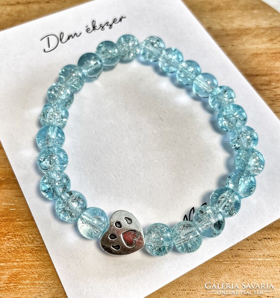 Best owner's bracelet - cuff with pendant - ocean