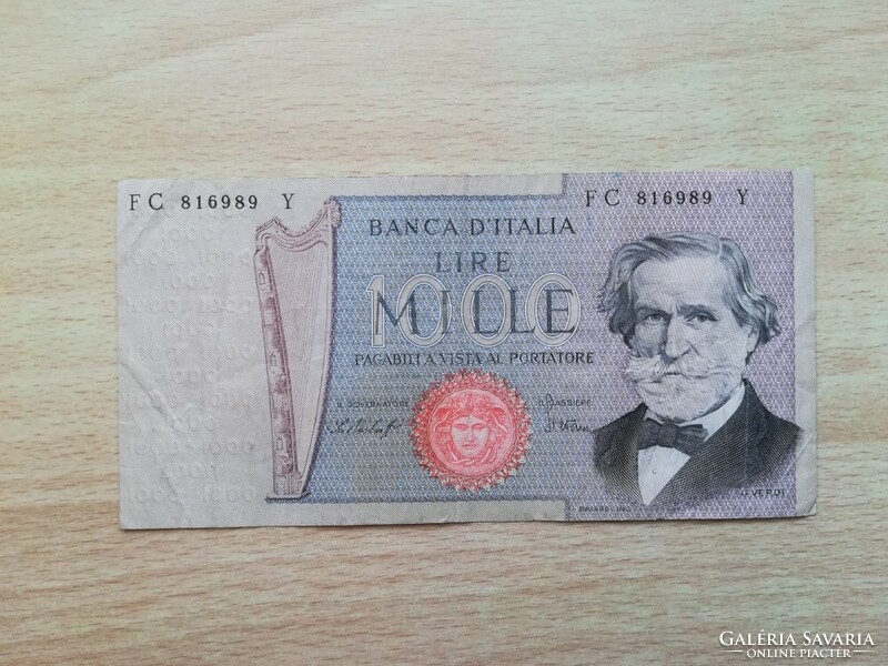 Italy 1000 lire 1969-81