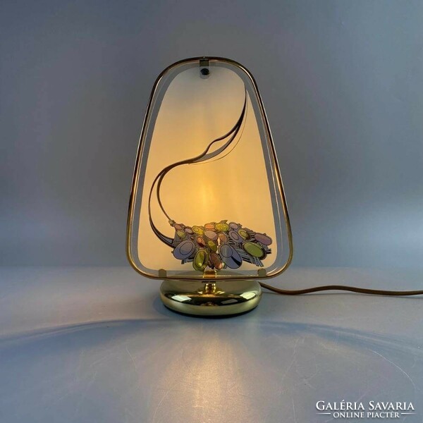 Vintage romantic floral table lamp