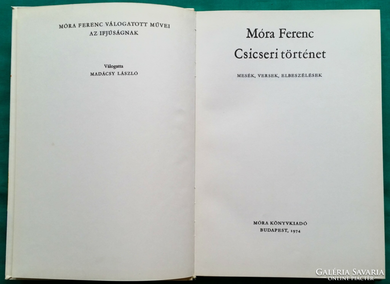 Móra Ferenc: Csicseri történet - Reich Károly grafikáival  > Gyermek- és ifjúsági irodalom