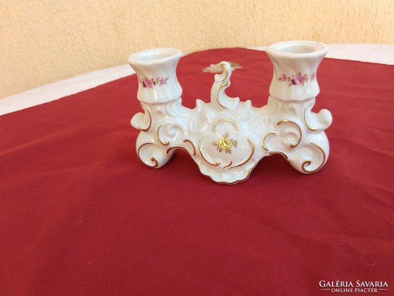 Two-prong wallendorf candle holder,,17x10 cm,,perfect..