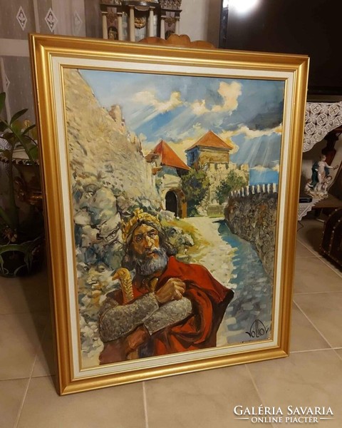 A brilliant painting by Mikhail Volkov! Sümegi castle!