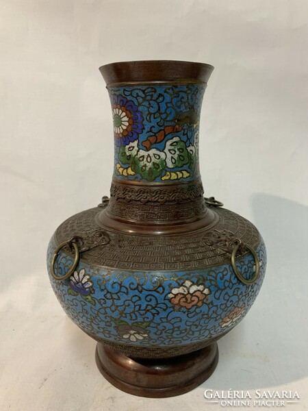 XIX. Century Japanese enamel vase - 03089