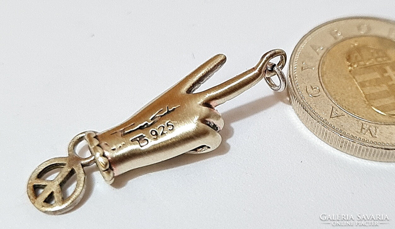 Thomas Sabo béke szimbólum ezüst medál /925