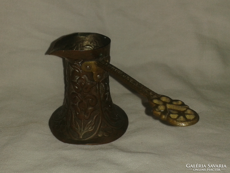 Oriental antique small copper spout