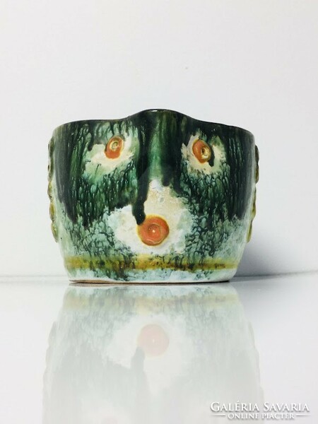 Erzsébet Fórizsné Sarai industrial arts company ceramic bowl - 05088