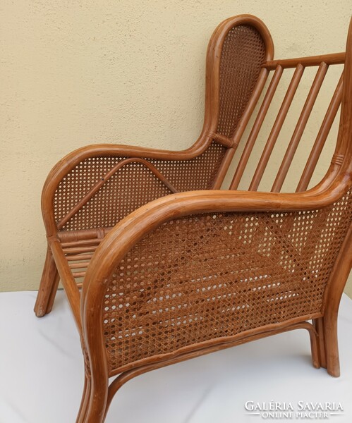 Ritka Bauhaus 2 db Thonet Nád Fotel