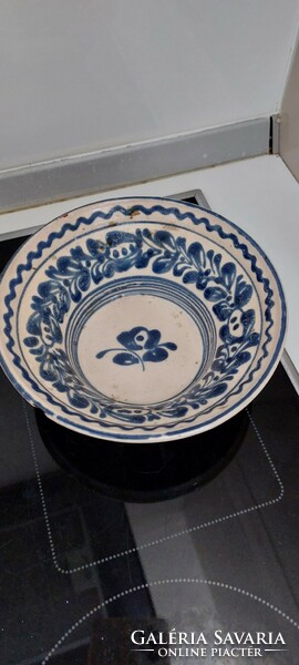 Ceramic folk antique bowl