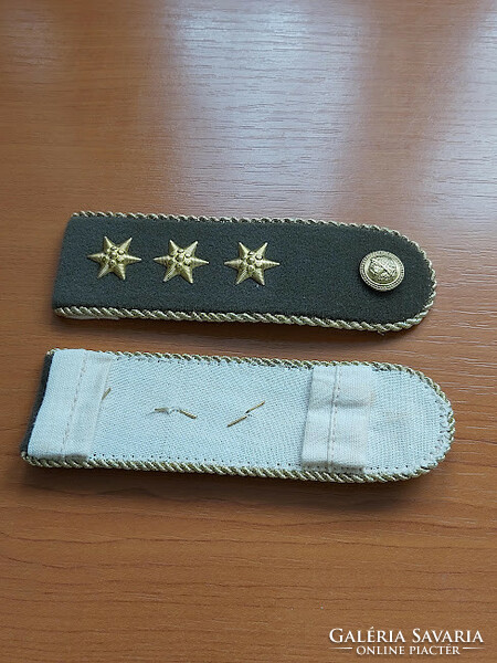 Mh captain's rank with white back plate shoulder plate #