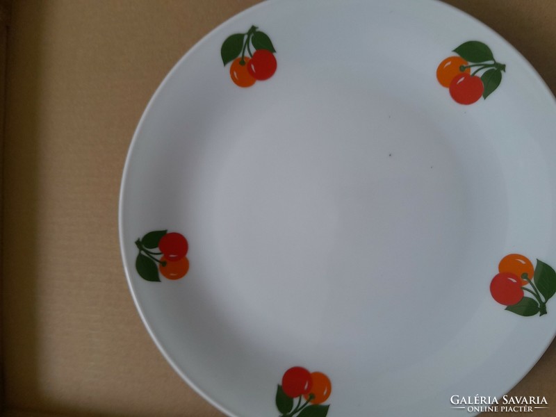 Cherry plate, old and beautiful