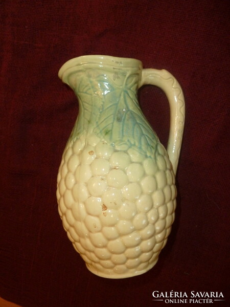 Cornish yellow ceramic jug