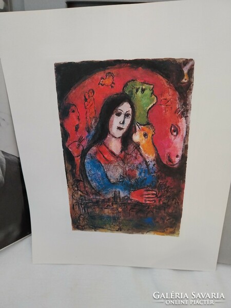 8 selected color reproductions of Marc Chagall in an album