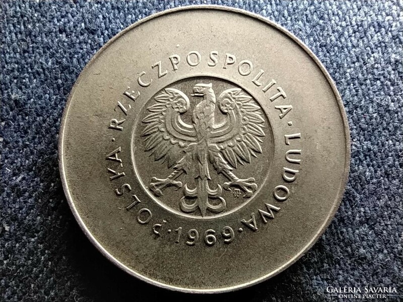 Lengyelország 25 éves a Népköztársaság 10 Zloty 1969 MW (id56641)