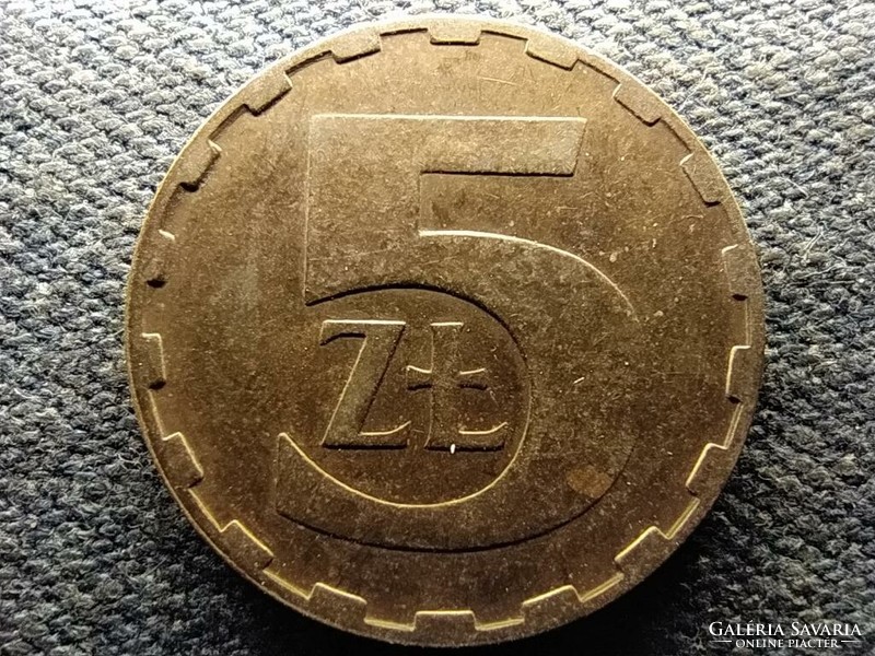 Lengyelország 5 Zloty 1987 MW (id72782)