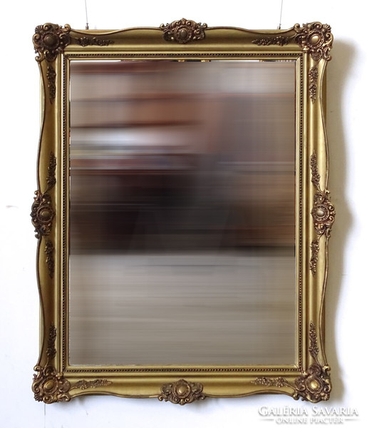 1N311 antique large blondel mirror 122.5 X 95 cm