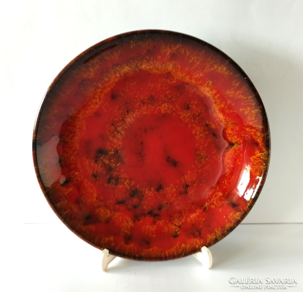 Mid-century large industrial ceramic wall decoration bowl