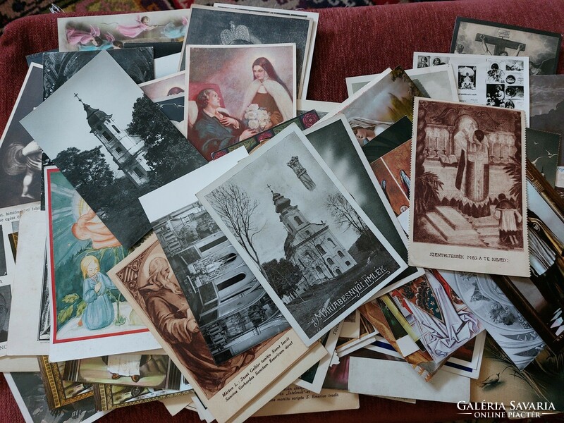 Egyházi, vallásos imádságos- és képeslapok 1930-1970