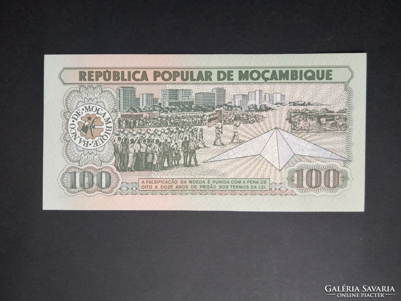 Mozambique 100 years 1989 unc