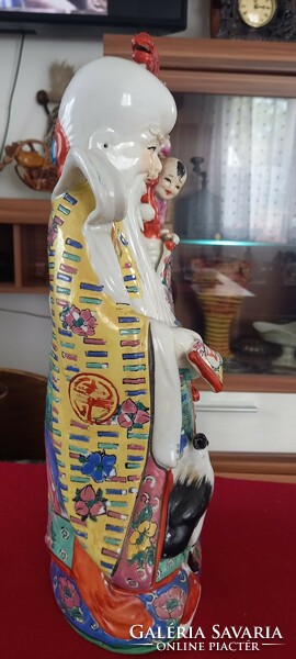 Kínai porcelán figura keleti bölcs